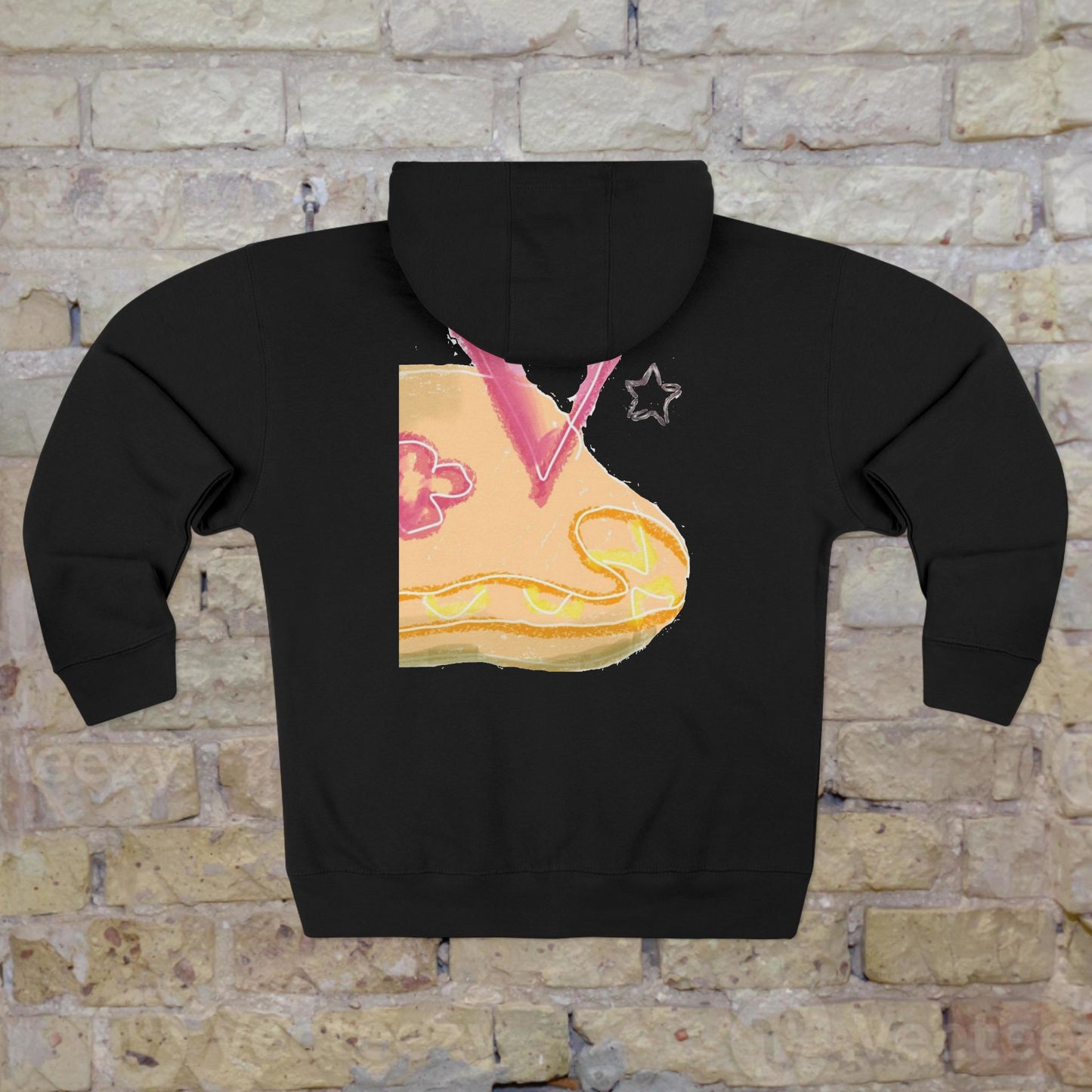 Mouse Stamped Zip Hoodie - Friends Share Edition