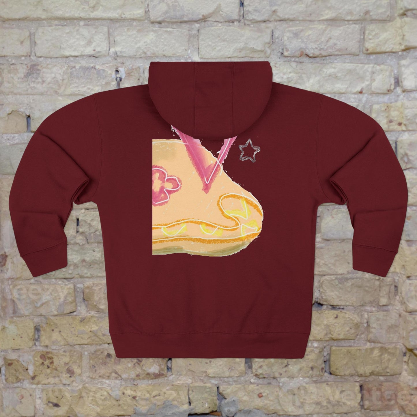 Mouse Stamped Zip Hoodie - Friends Share Edition