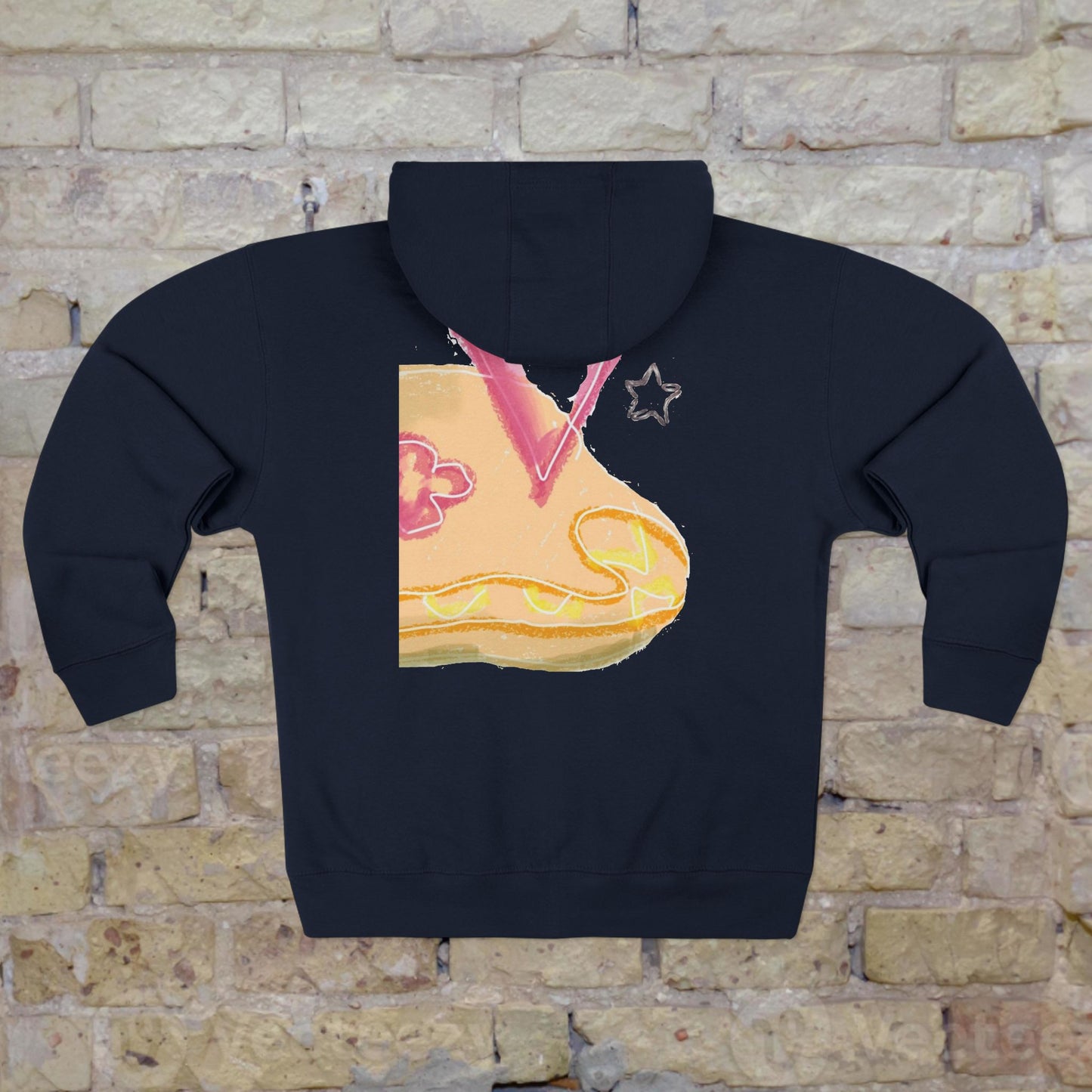 Mouse Stamped Zip Hoodie - Friends Share Edition