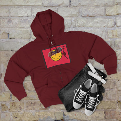 Mouse Stamped Zip Hoodie - Friends Share Edition