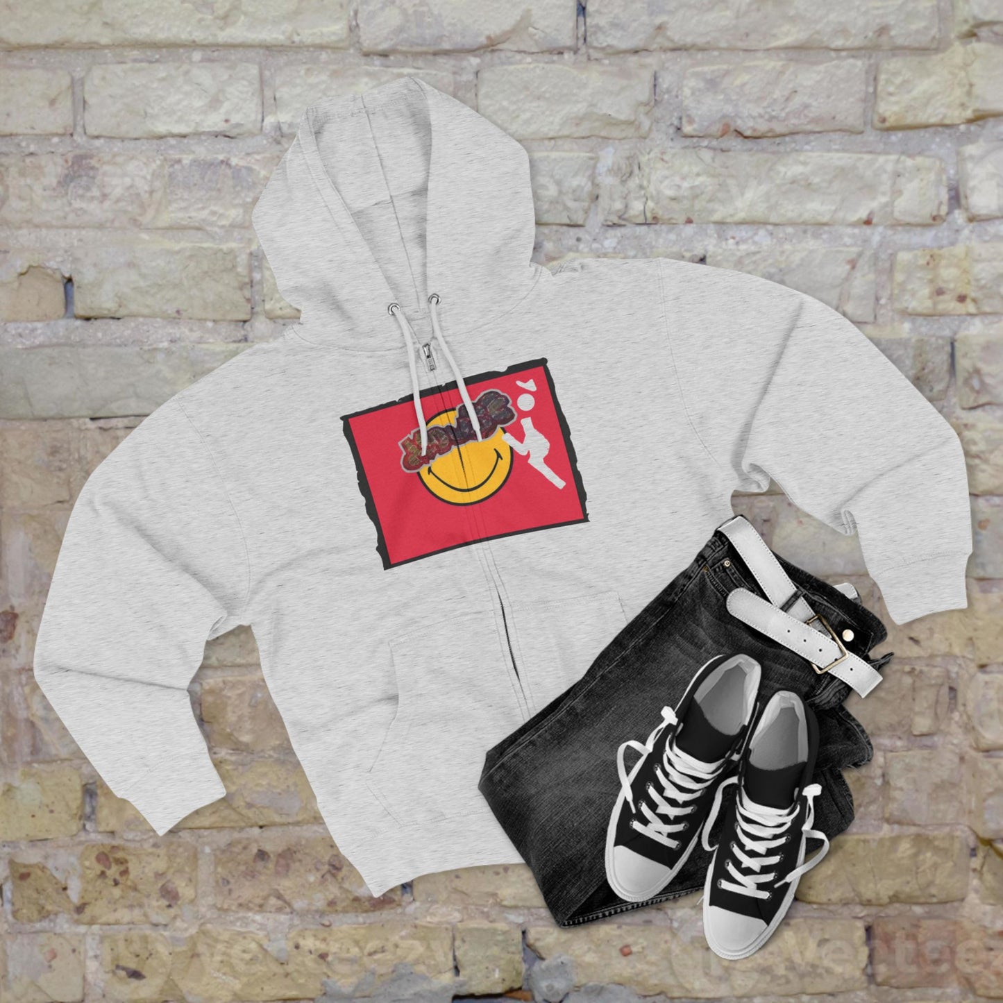 Mouse Stamped Zip Hoodie - Friends Share Edition