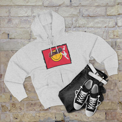 Mouse Stamped Zip Hoodie - Friends Share Edition