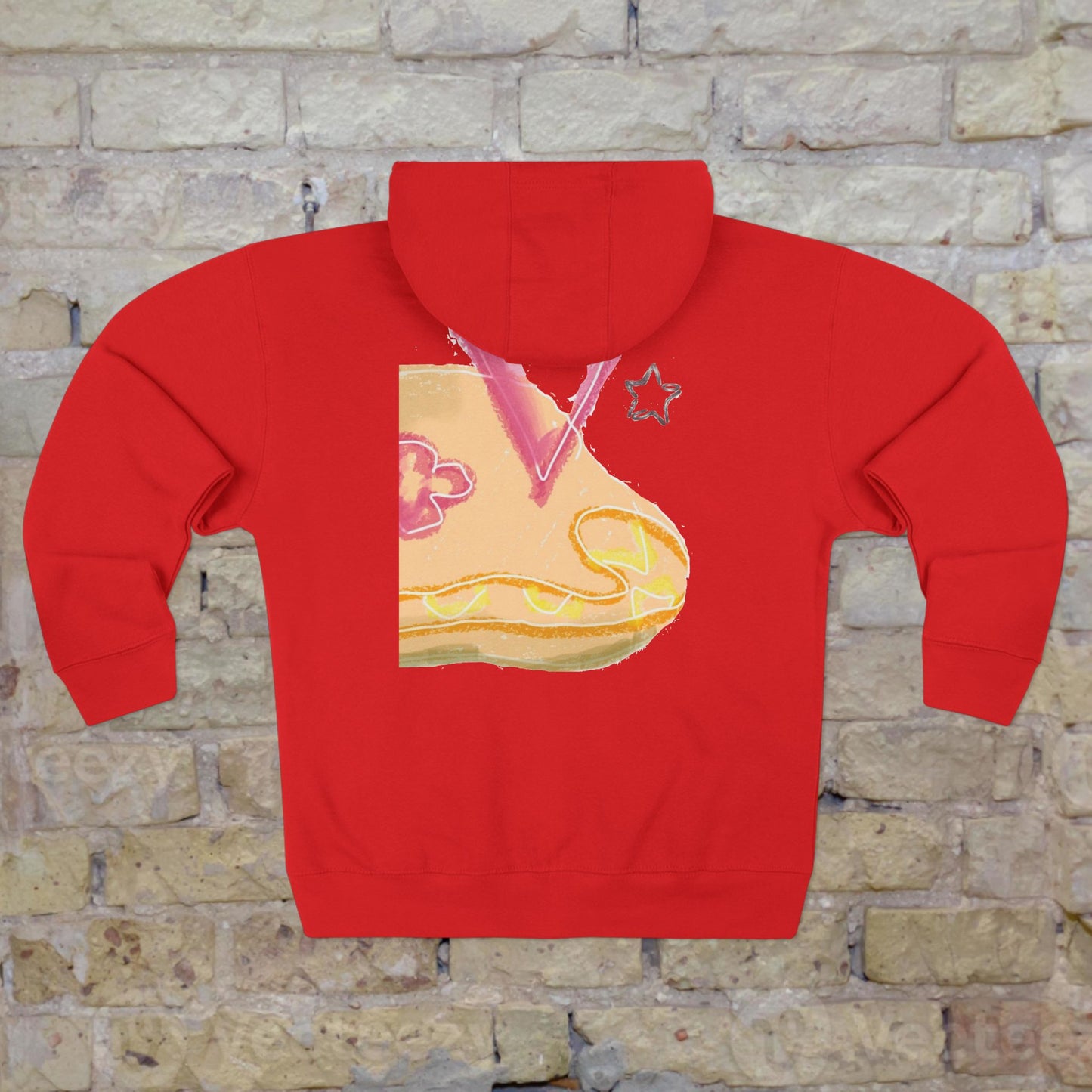 Mouse Stamped Zip Hoodie - Friends Share Edition