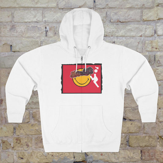 Mouse Stamped Zip Hoodie - Friends Share Edition