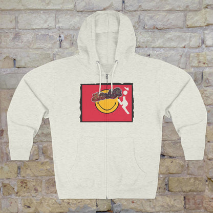 Mouse Stamped Zip Hoodie - Friends Share Edition