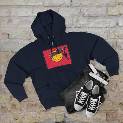 Mouse Stamped Zip Hoodie - Friends Share Edition