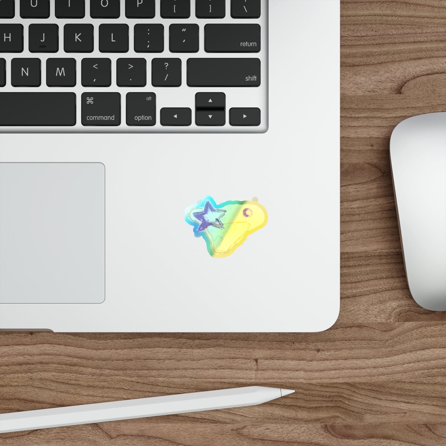Holographic No.3 Stickers