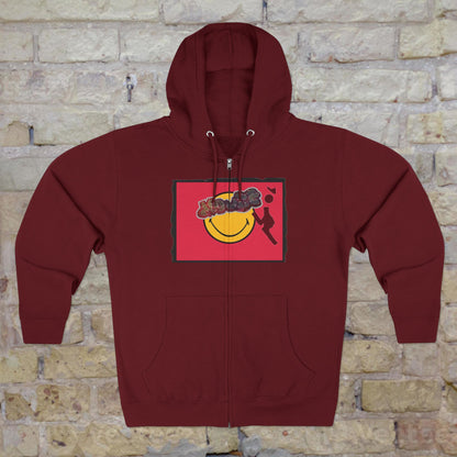 Mouse Stamped Zip Hoodie - Friends Share Edition