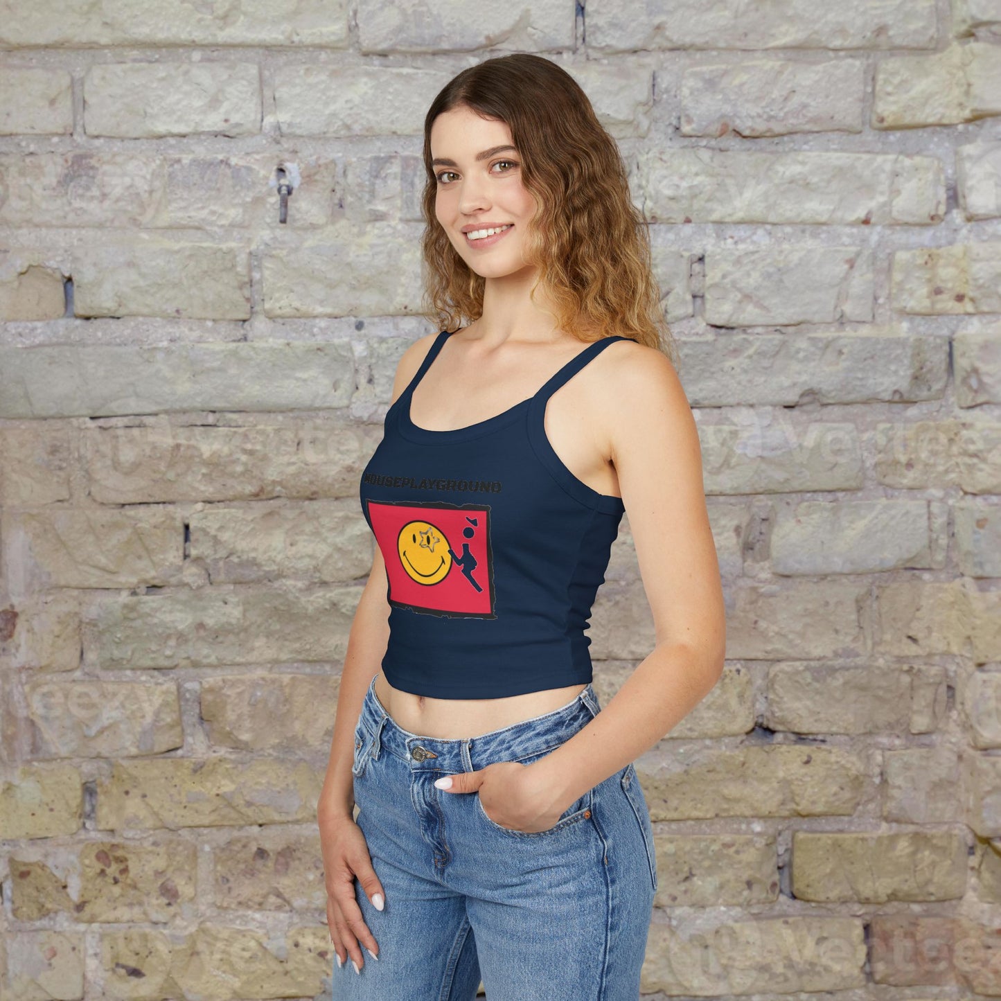 Women's Mouse Stamped Tank Top - Friends Share Edition