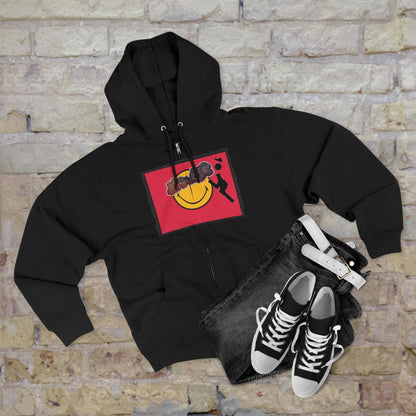 Mouse Stamped Zip Hoodie - Friends Share Edition