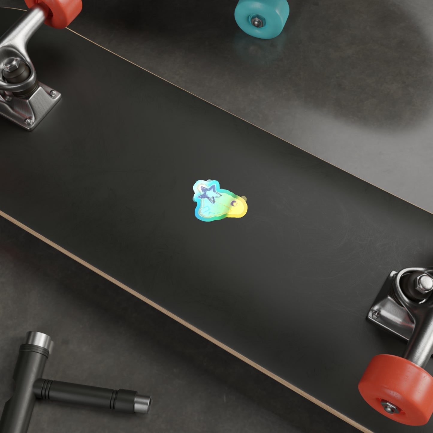Holographic No.3 Stickers